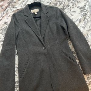 Grey wool blend coat in great condition